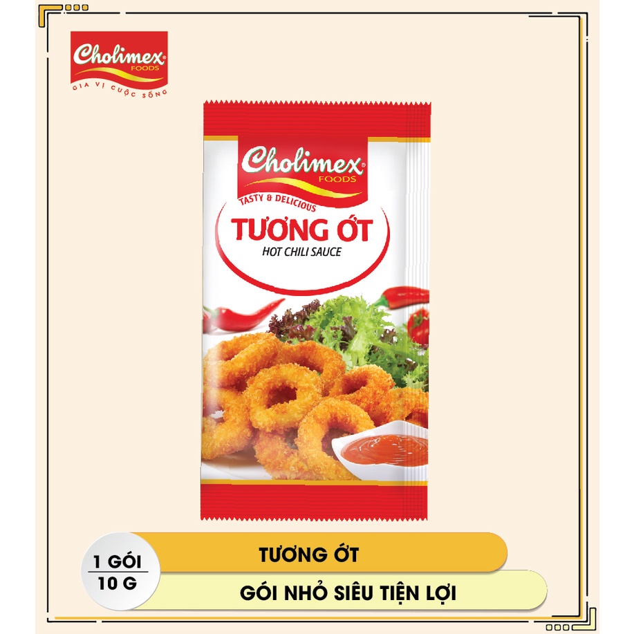 Tương ớt gói Cholimex 10g siêu tiện lợi