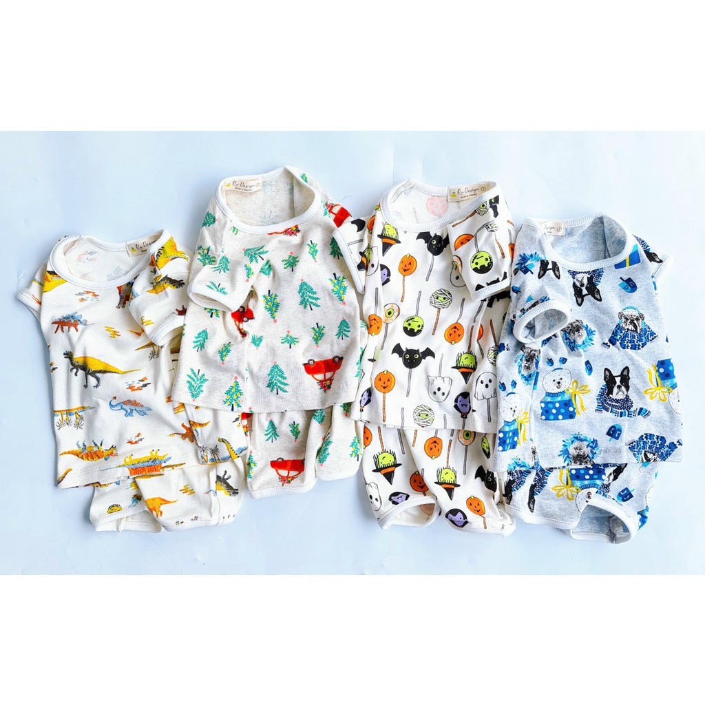 Bộ Borip Bé Trai Quần Đũng Họa Tiết Đáng Yêu, Chất Liệu Co Giãn Thấm Hút HM143-Homi Kids