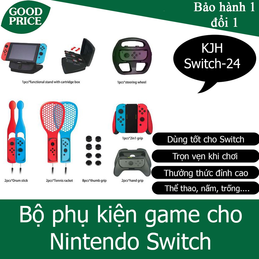 Bộ chơi game cho Joycon của Nintendo Switch - KJH 24