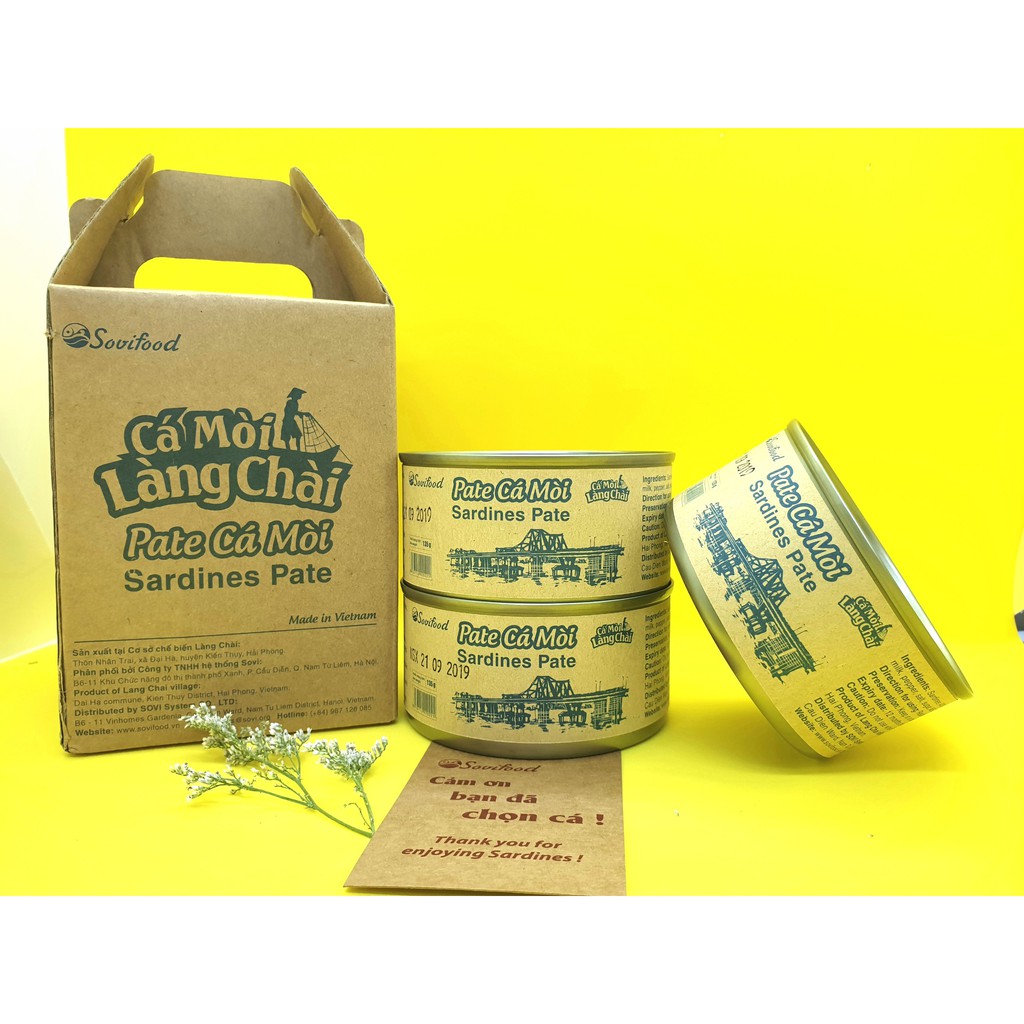 Pate Cá mòi Làng Chài 405g