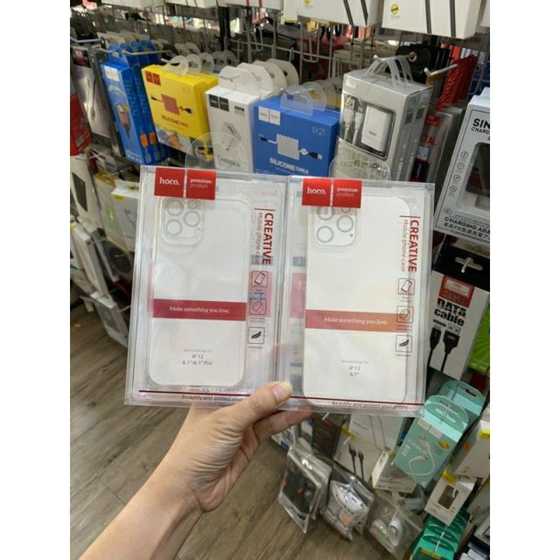 IPHONE 14 pro max/13 pro max/13/13 pro/ 12/ 12 MINI/ 12 PRO MAX ỐP LƯNG DẺO HOCO CHÍNH HÃNG.