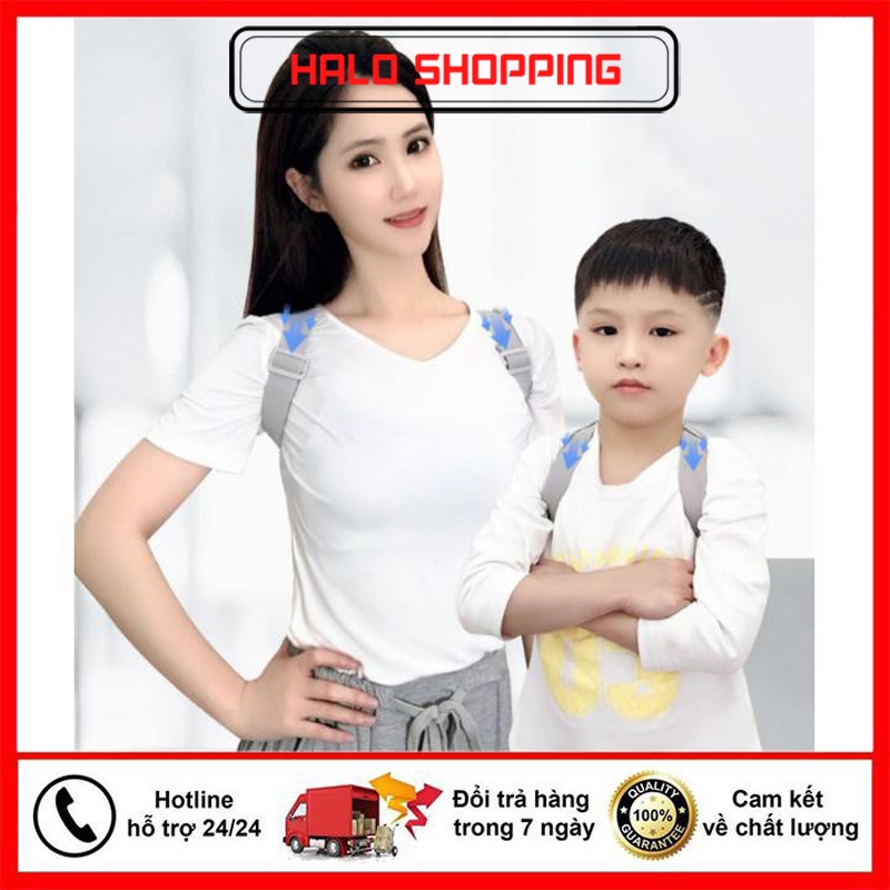Đai Chống Gù Lưng Thông Minh Trẻ Em Báo Rung Nhật Bản