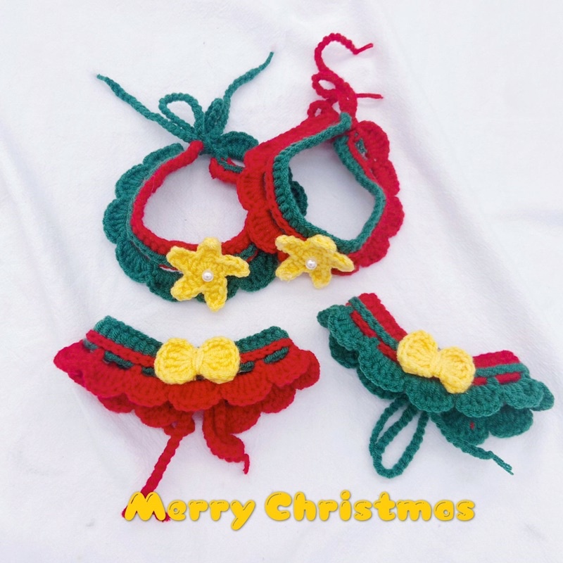 Vòng Cổ Giáng Sinh Merry Christmas Cho Chó Mèo
