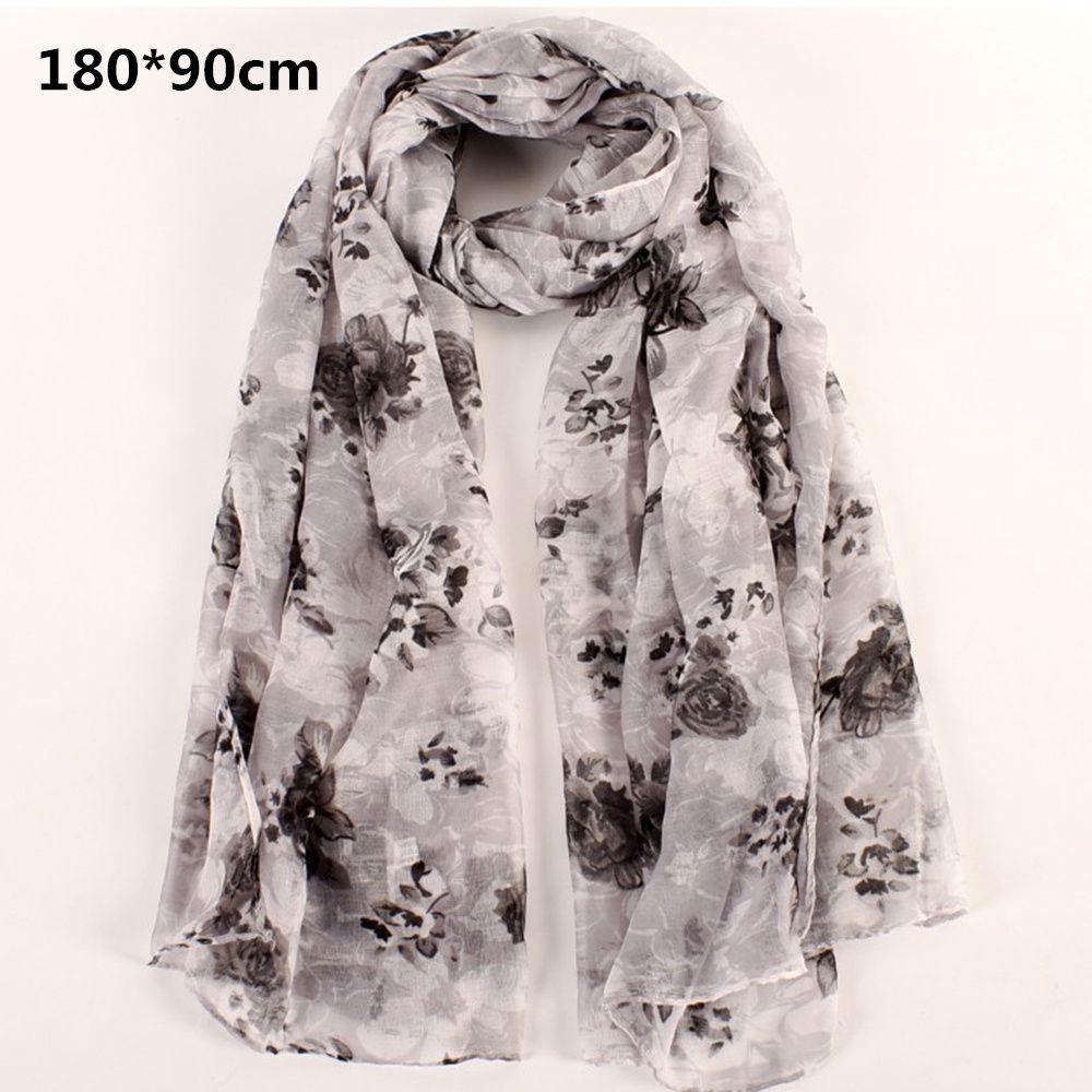 Eutus Tudung Khăn Choàng Dài Rộng Chống Nắng Bằng Vải Gạc Thời Trang