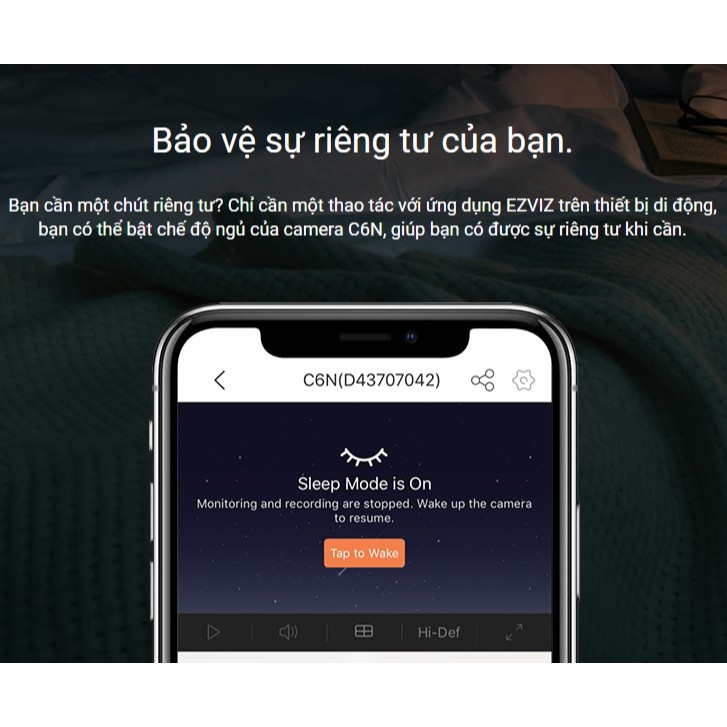 Camera quan sát đàm thoại 2 chiều EZVIZ - độ nét Full HD 1080p | BigBuy360 - bigbuy360.vn