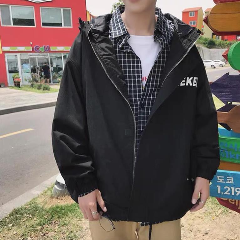 Áo khoác dù unisex form rộng WEEKEND nam nữ phong cách thời trang kmg