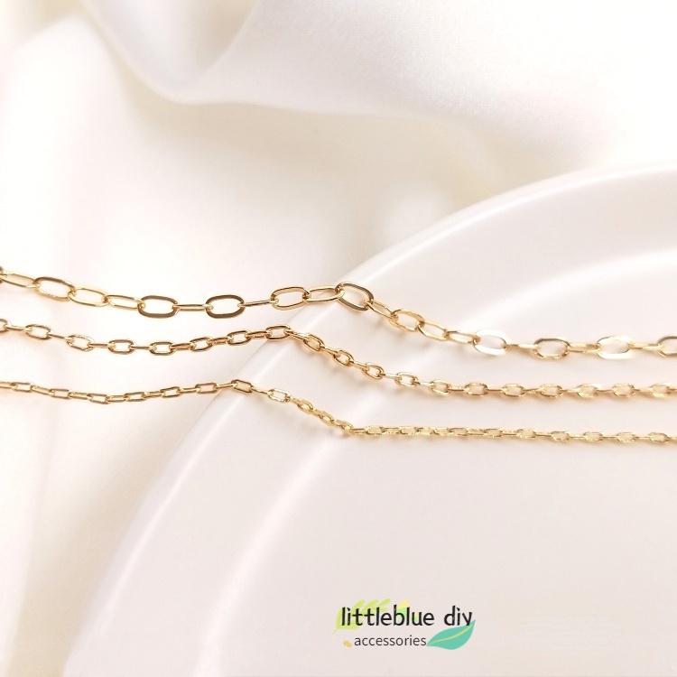 Bông Tai Mạ Vàng 14K Hình Chữ O DIY