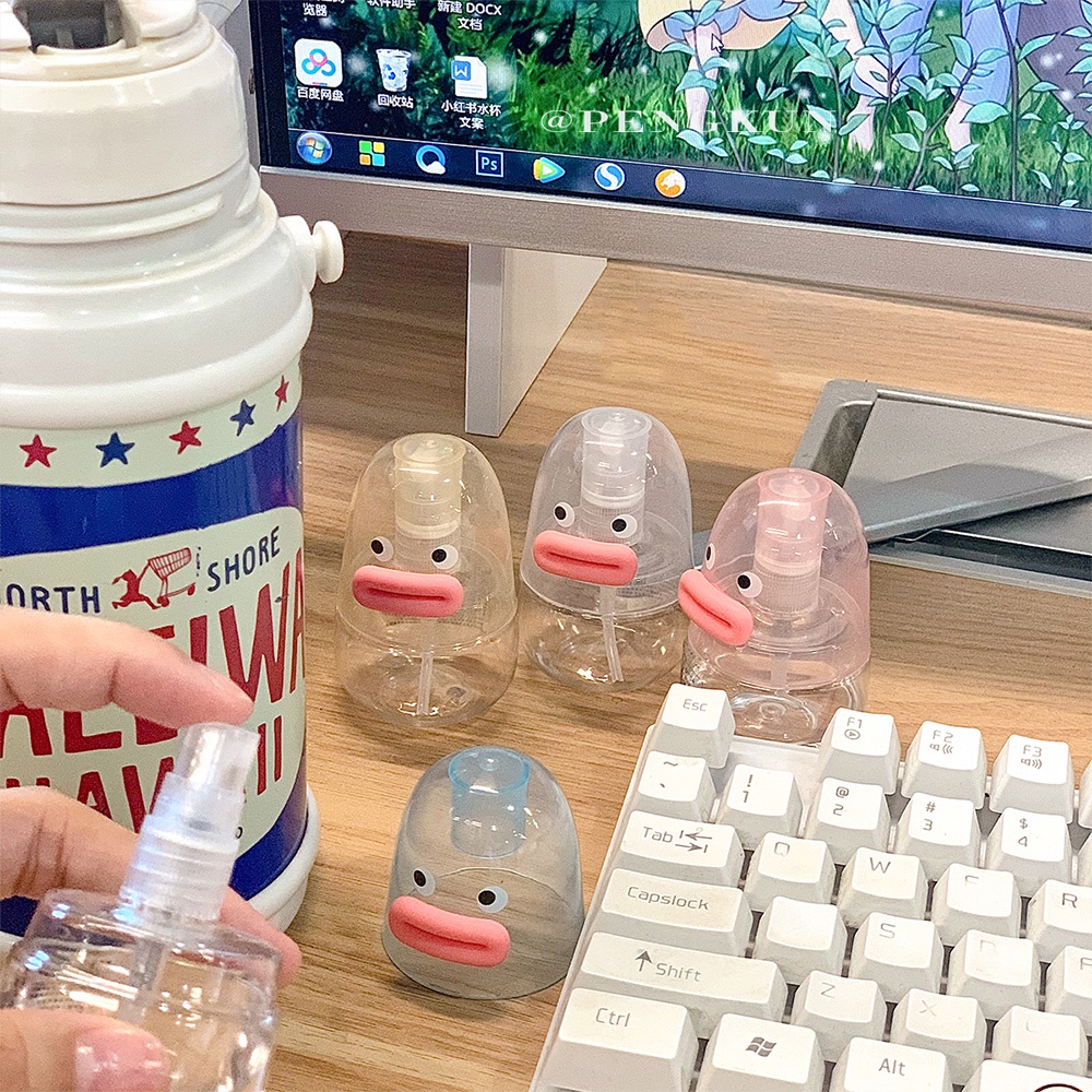 [Hàng mới về] Bình xịt rỗng chiết mỹ phẩm kiểu dáng hoạt hình dễ thương màu sắc ngẫu nhiên