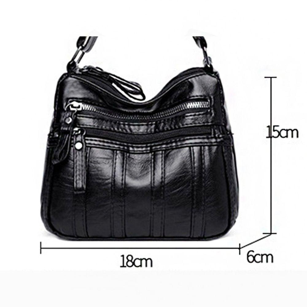 ELEGANT Túi Xách Đeo Vai Da PU Cỡ Lớn Thiết Kế Đơn Giản Thời Trang Cho Nữ