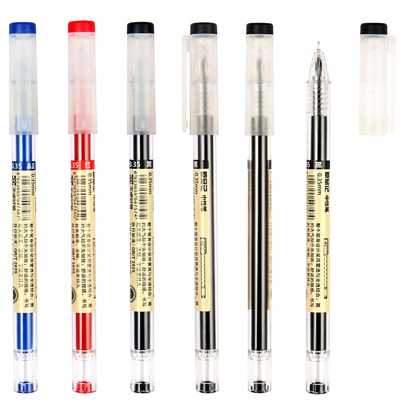 Bút gel mực đen/ xanh dương/ đỏ ngòi 0.35mm