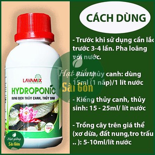 Dung Dịch Thủy Canh Hydroponic 100Ml