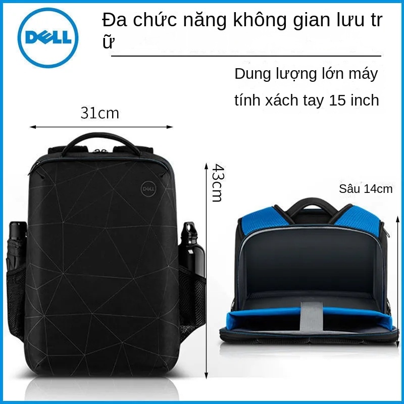 Balo đựng laptop 15.6 inch cỡ lớn đơn giản thời trang
