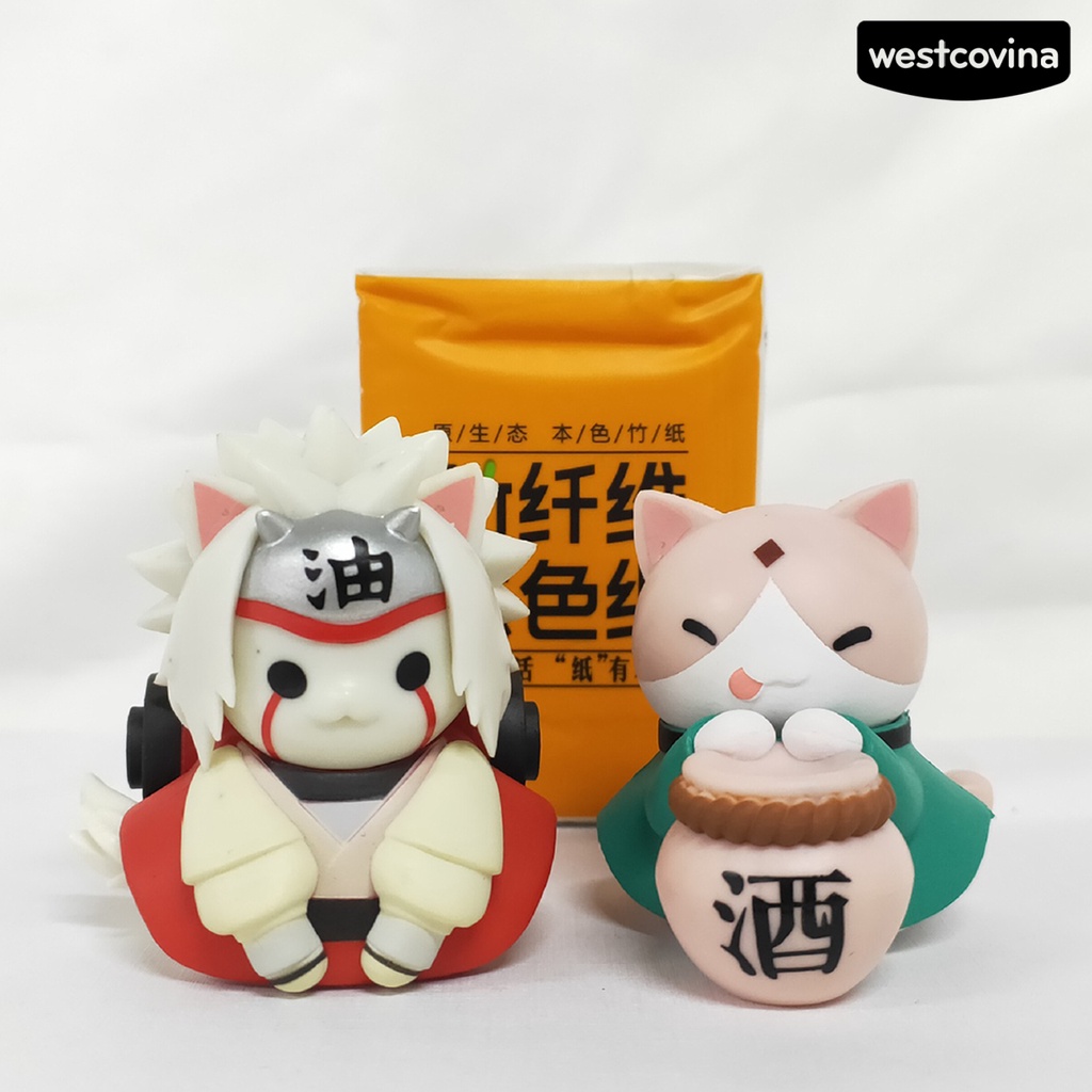Set 8 Mô Hình Nhân Vật Anime Naruto Mini Bằng Pvc