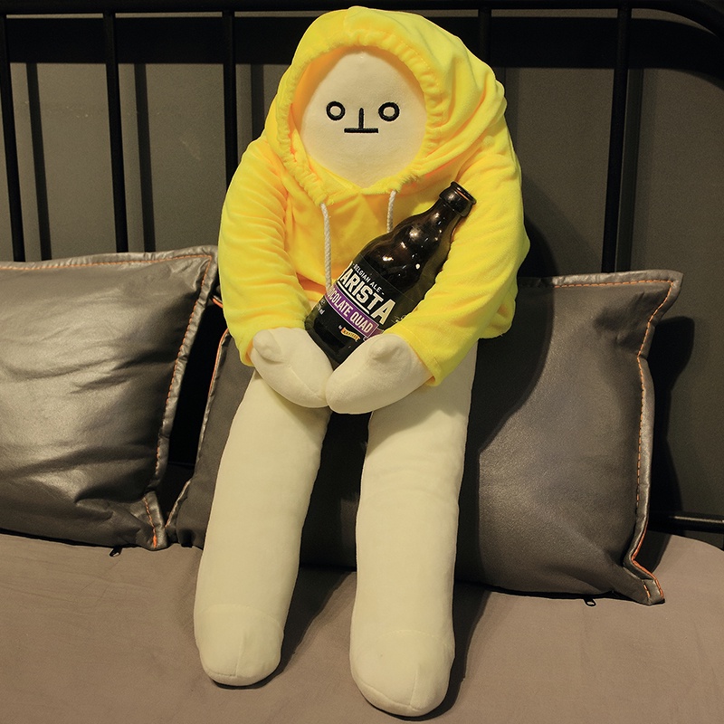 Búp bê nhồi bông người chuối trầm cảm phong cách Hàn Quốc đáng yêu làm quà tặng