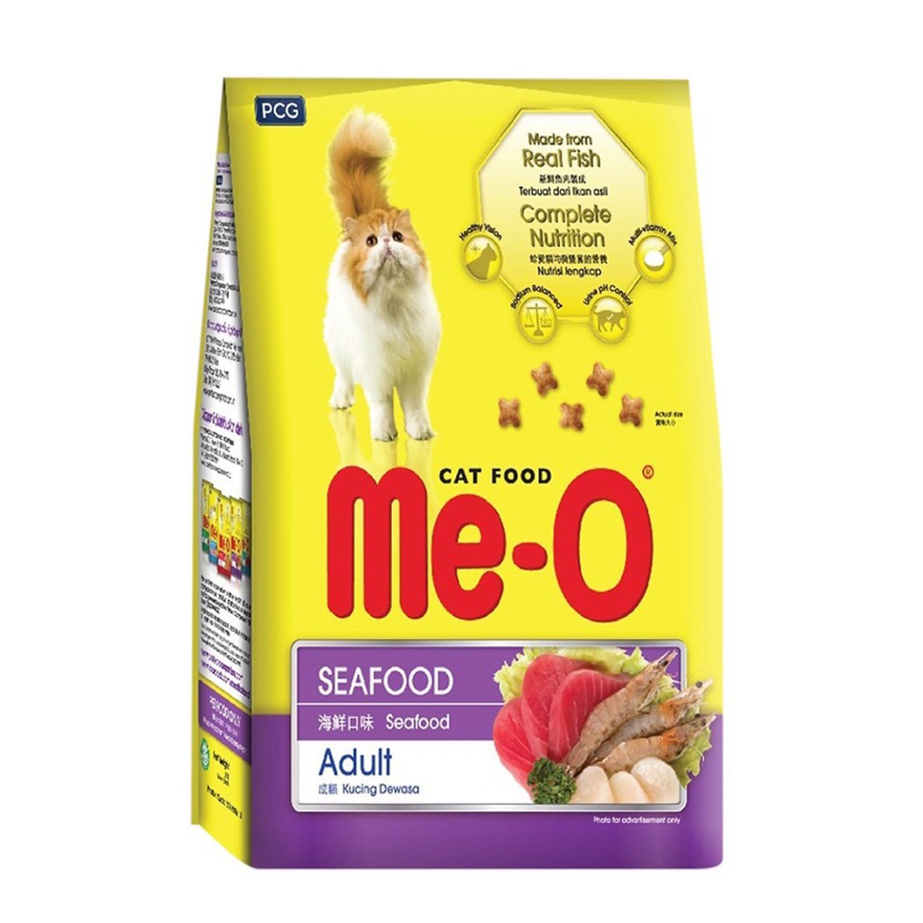 Thức ăn cho mèo me-o hải sản 1.2kg