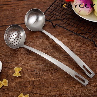 Muôi canh KATELV tay cầm dài chất liệu thép không gỉ 304