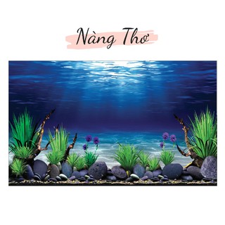 TRANH DECAL DÁN HỒ CÁ_THIẾT KẾ NÀNG THƠ