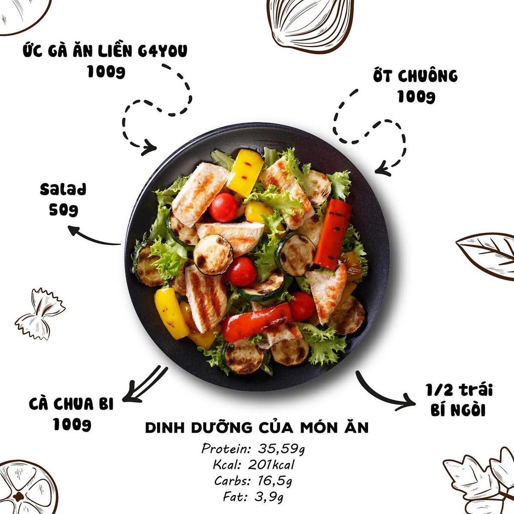ỨC GÀ ĂN LIỀN EAT CLEAN 100%  100GR ( HÀNG ĐÔNG LẠNH CHỈ NHẬN SHIP NỘI THÀNH HÀ NỘI )