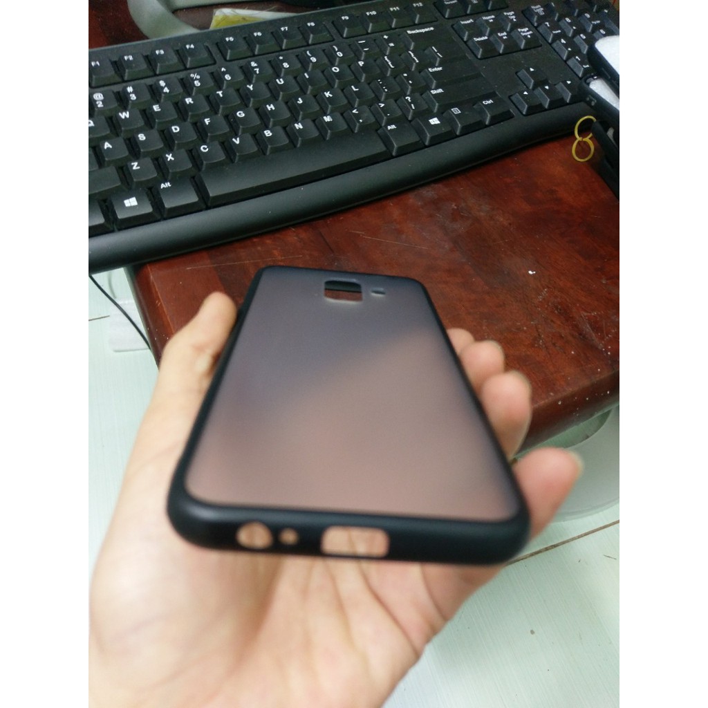 ốp lưng Samsung A6 Trong nhám viền dẻo | BigBuy360 - bigbuy360.vn