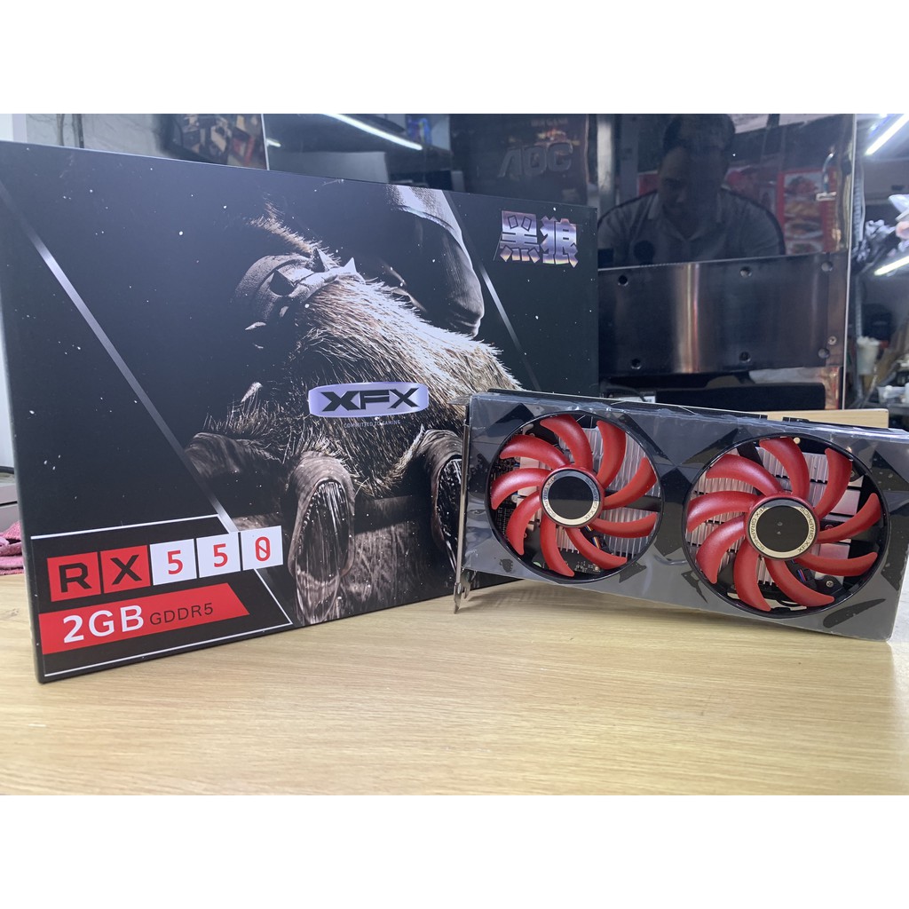 VGA XFX RX550 2GD5 2 FAN mới FULL BOX | BigBuy360 - bigbuy360.vn