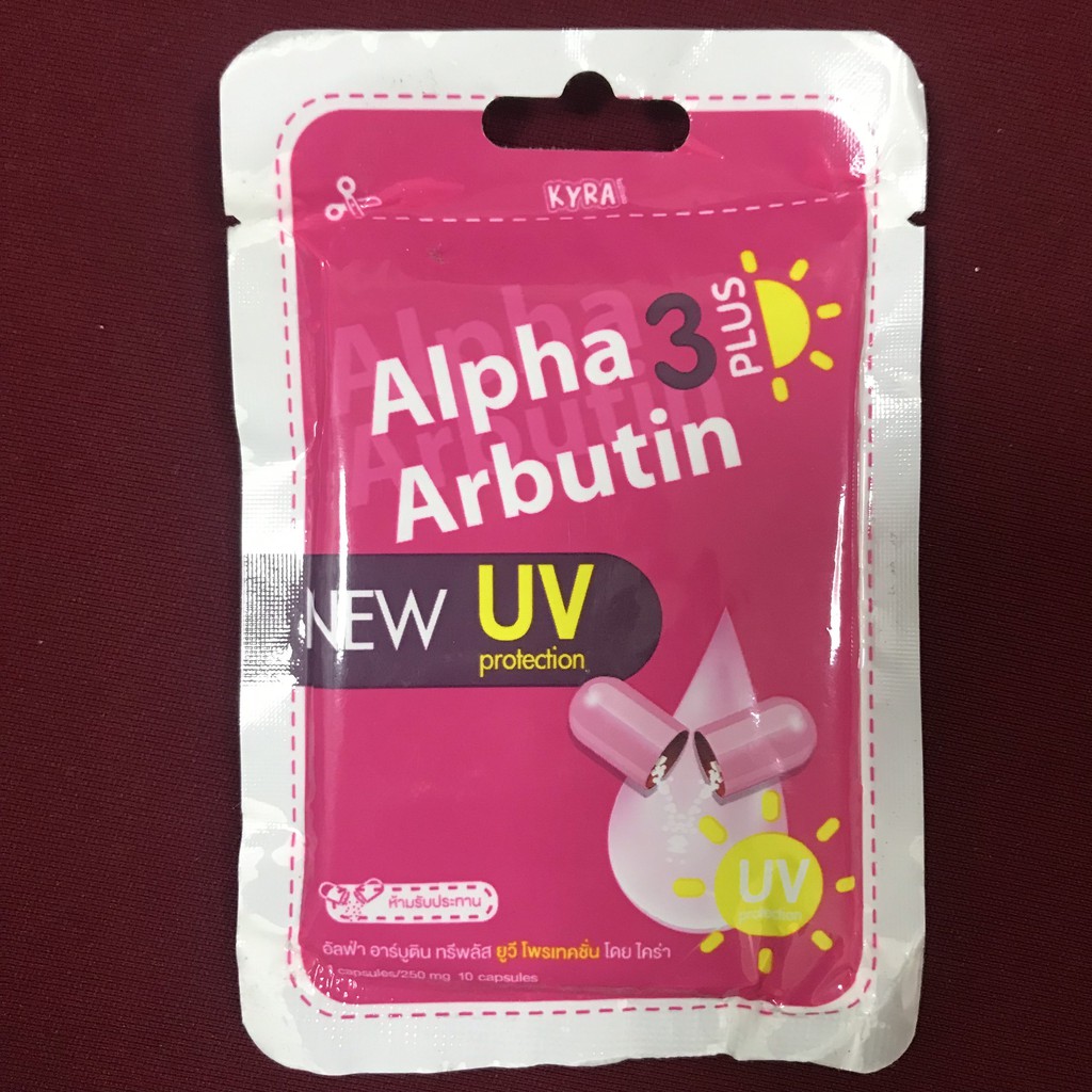 [SALE] [CAM KẾT 100% CHÍNH HÃNG] Viên Bột Kích Trắng Da Alpha Arbutin 3 Plus