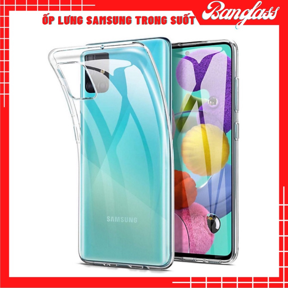 Ốp lưng Samsung Trong Suốt A51 A71 5g A21 A21s A11 A31 M51 M30s M21 M31 A10s A20s
