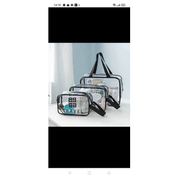 SET 3 TÚI WASHBAG  ĐỰNG MỸ PHẨM SANG CHẢNH NÈ,