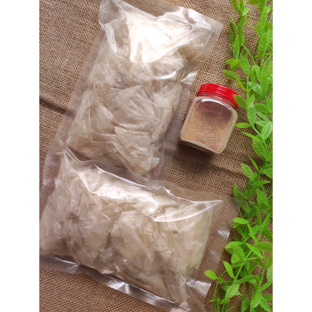 Combo 1kg bánh tráng phơi sương rìa ủ bơ + hủ muối nhuyễn | Có 2 phân loại là muối nhuyễn chay và muối nhuyễn tôm