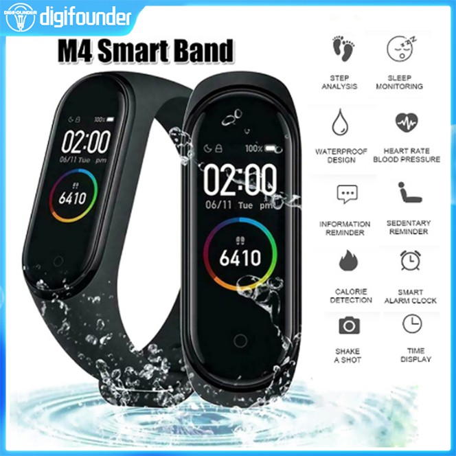 DG Đồng hồ thông minh thể thao M4 chống nước kết nối Bluetooth