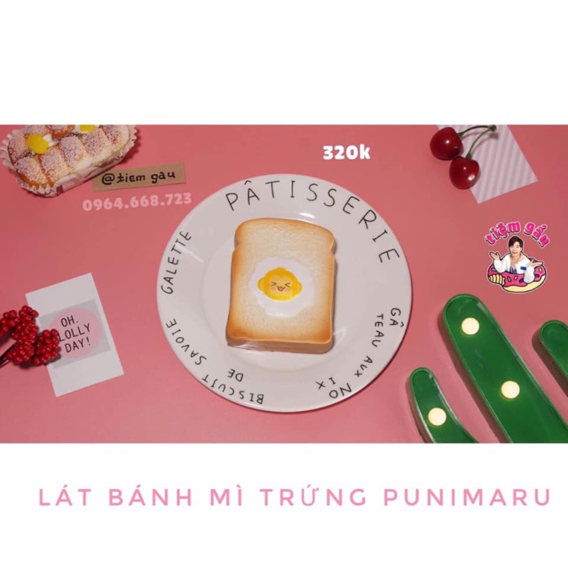 Squishu Lát Bánh Mì Punimaru