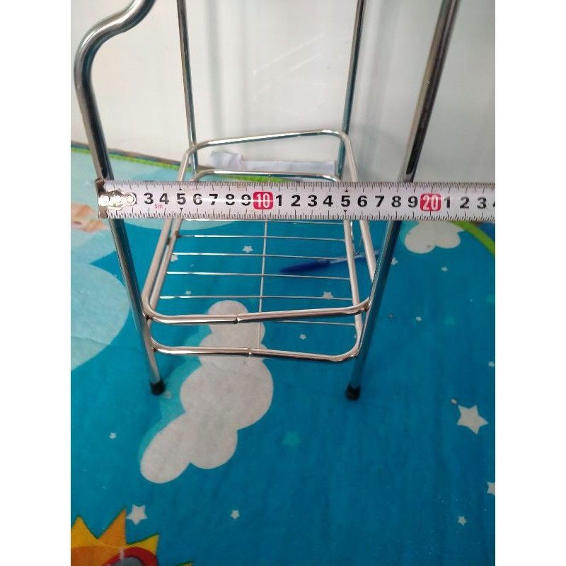 Kệ inox 2 tầng để gia vị