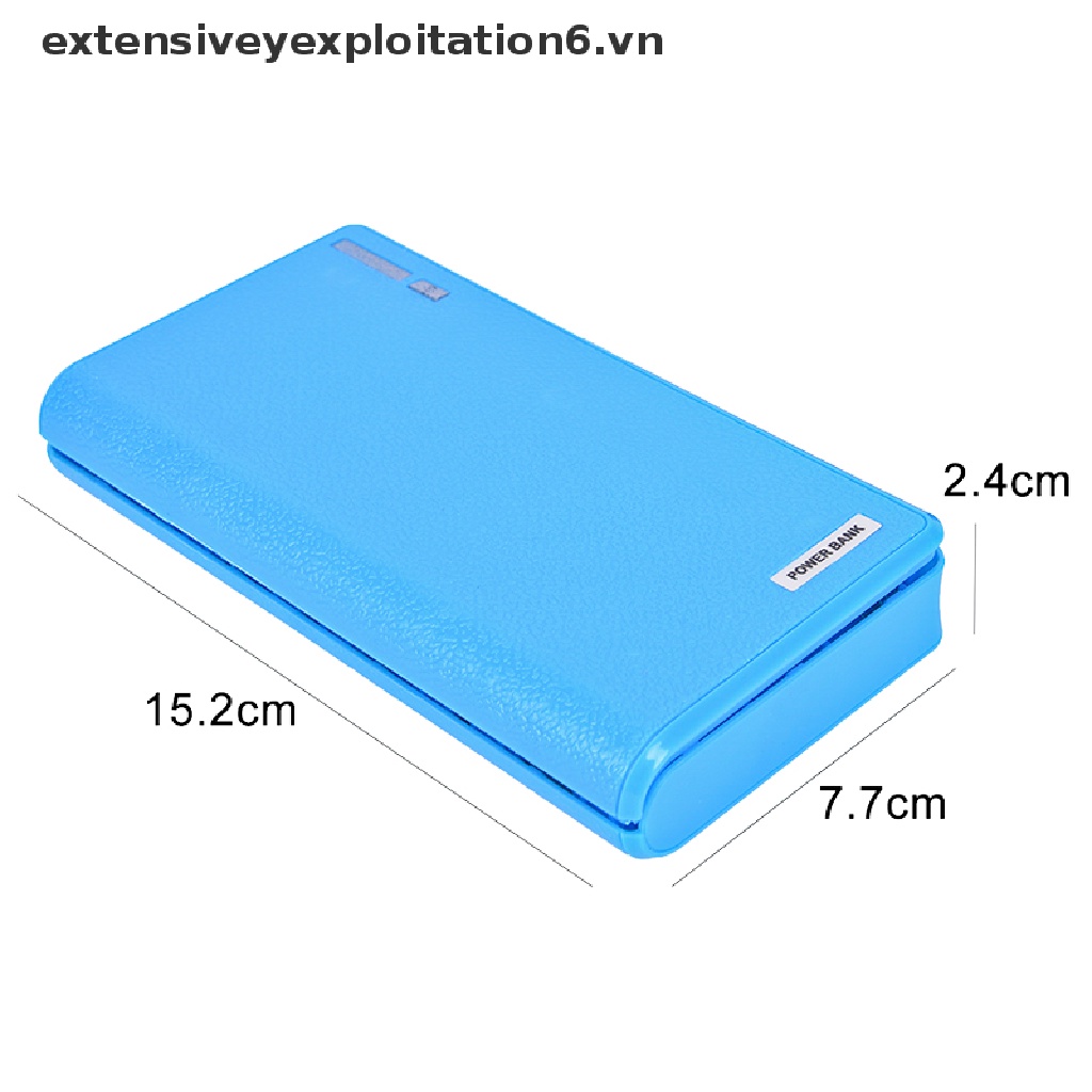 Vỏ Pin Sạc Dự Phòng Tự Làm 2A 6x18650 E6VN / E6VN