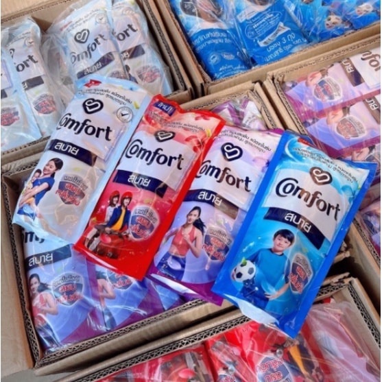 [Mẫu mới] Nước xả vải CF Thái Lan 580ml