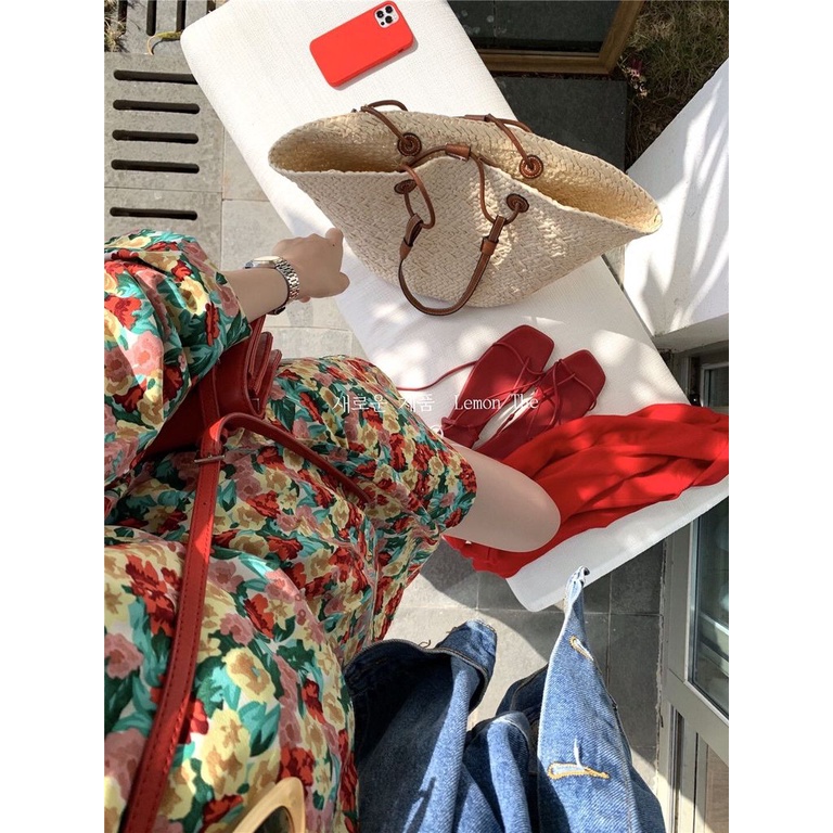 Đầm Hoa Dáng Rộng Thiết Kế Mới Thời Trang Mùa Xuân Hè Dành Cho Nữ