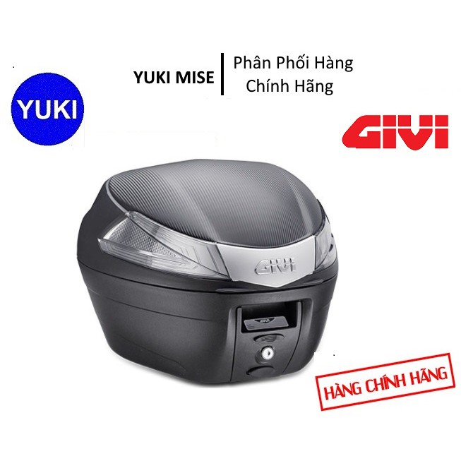 Thùng Xe Givi B34NT – 34 lít Chứa Được Mũ 3/4 Bản Mới Nhất Năm 2018 [ YUKI MISE ]