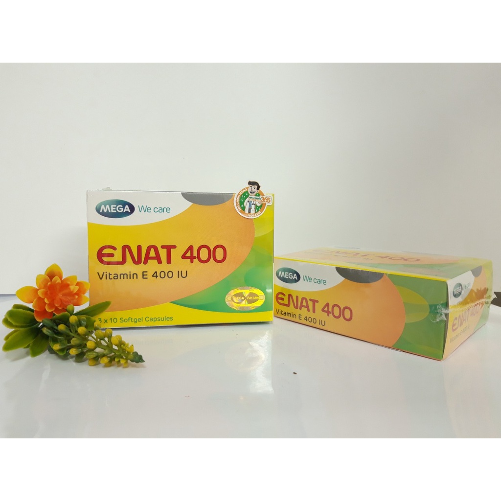 Enat 400 - natural vitamin e 400 ui- viên uống giúp da căng mịn - ảnh sản phẩm 3