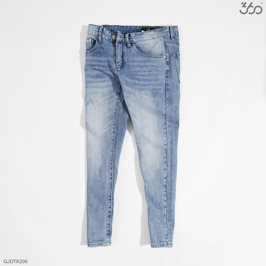 Quần jeans nam local brand 360 BOUTIQUE màu xanh denim - Made in Vietnam | BigBuy360 - bigbuy360.vn