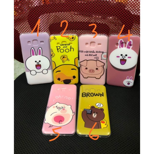 Ốp Samsung J3/J310 dẻo in hình kute