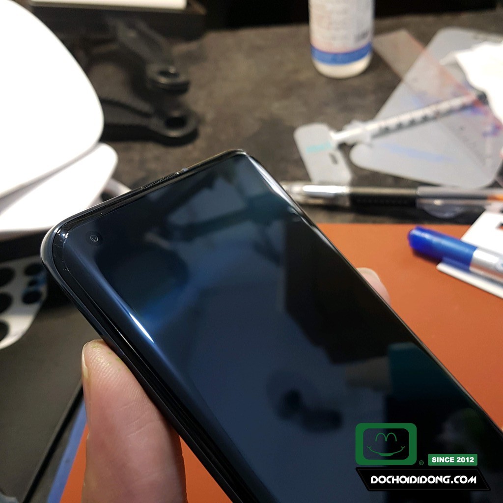 Miếng dán cường lực Xiaomi Mi 10S Zacase keo UV cao cấp