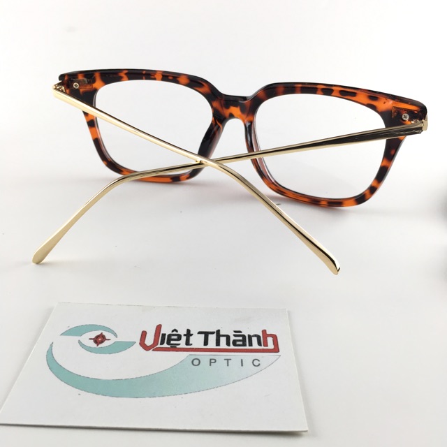 gọng Kính mắt cận vuông bản to chân vàng cho nam nữ làm cận viễn loạn theo yêu cầu 5011