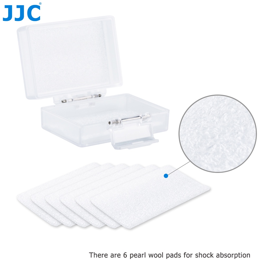 JJC Hộp Bảo Quản Pin Máy Ảnh Giá Đỡ Bảo Vệ Mini Cho NP-W126 W126S NP-95 NP-FW50 NP-FZ100 NP-BX1 LP-E6 LP-E6N LP-E8 LP-E10 LP-E5 LP-E12 LP-E17 EN-EL15 EN -EL15a EN-EL14a EN-EL3E BLN1