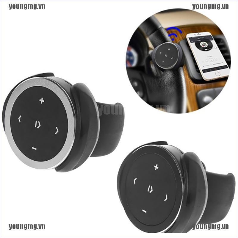 YG 1 Set Wireless Bluetooth Media Steering Wheel Remote Control Mp3 Music Player