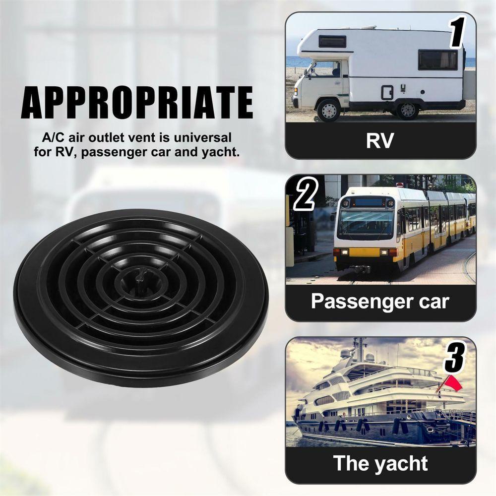 NIUYOU Nút Vặn Lỗ Thông Gió Bằng Nhựa Hình Tròn Có Khóa Cho Xe Hơi / Tàu Thuyền RV
