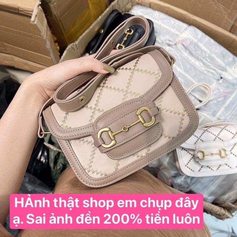 Túi Hà Hồ trần trám Quảng châu bản đẹp size 20 HOT 2021