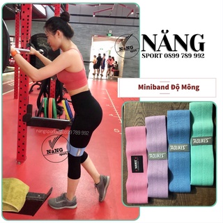 Dây Kháng Lực Tập Gym Vải - Miniband Vải Chính Hãng Tập Mông Đùi Hiệu Quả