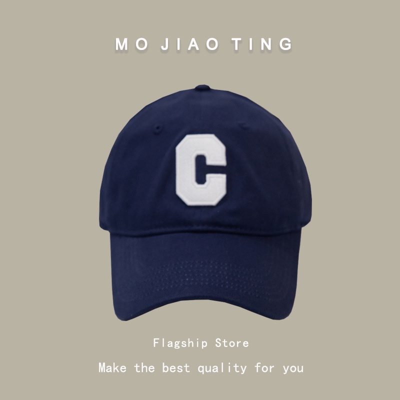 Mũ Lưỡi Trai Chống Nắng Phong Cách Nhật Bản In Chữ C Kiểu Hàn Quốc