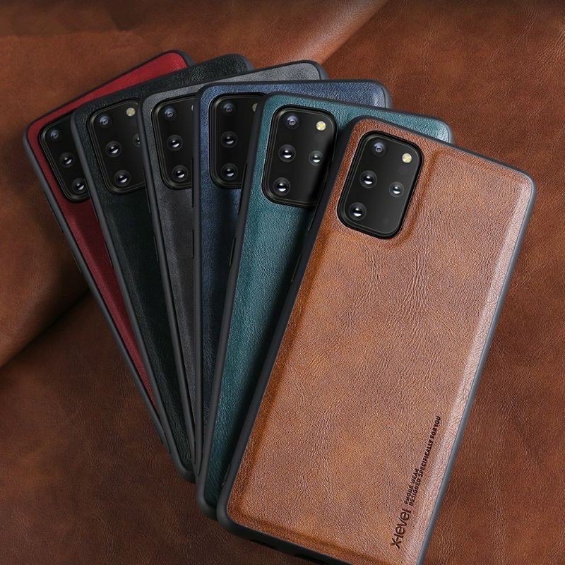 Ốp lưng Da cho Samsung  Note 20/ Note 20 Ultra/ Note 10 Plus/ Note 10/ Note 9/ Note 8 hiệu X-Level da PU mềm