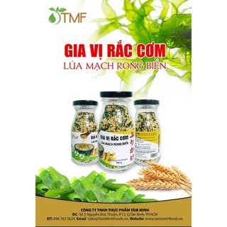 GIA VỊ RẮC CƠM LÚA MẠCH RONG BIỂN THỰC PHẨM CHAY SẠCH EATCLEAN