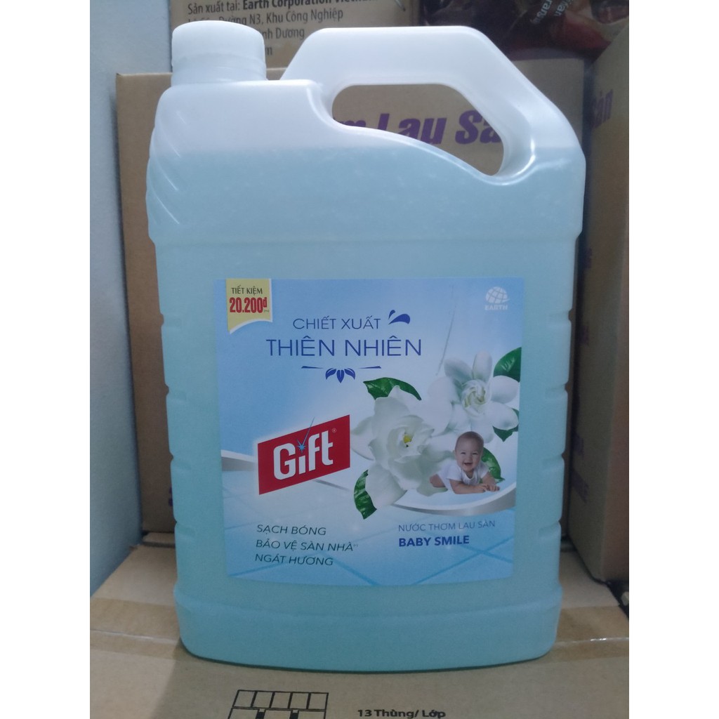 Nước Lau Sàn GIFT ĐẬM ĐẶC CAN 3.8KG