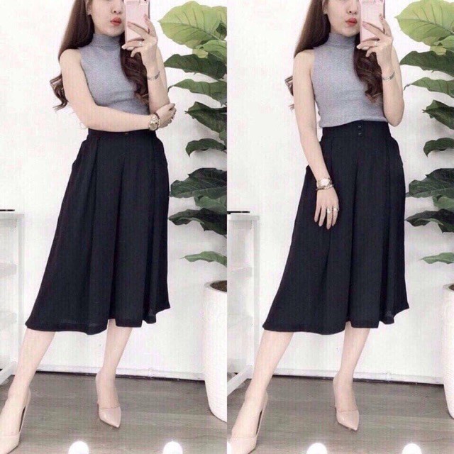 Quần voan ống rộng cực đẹp